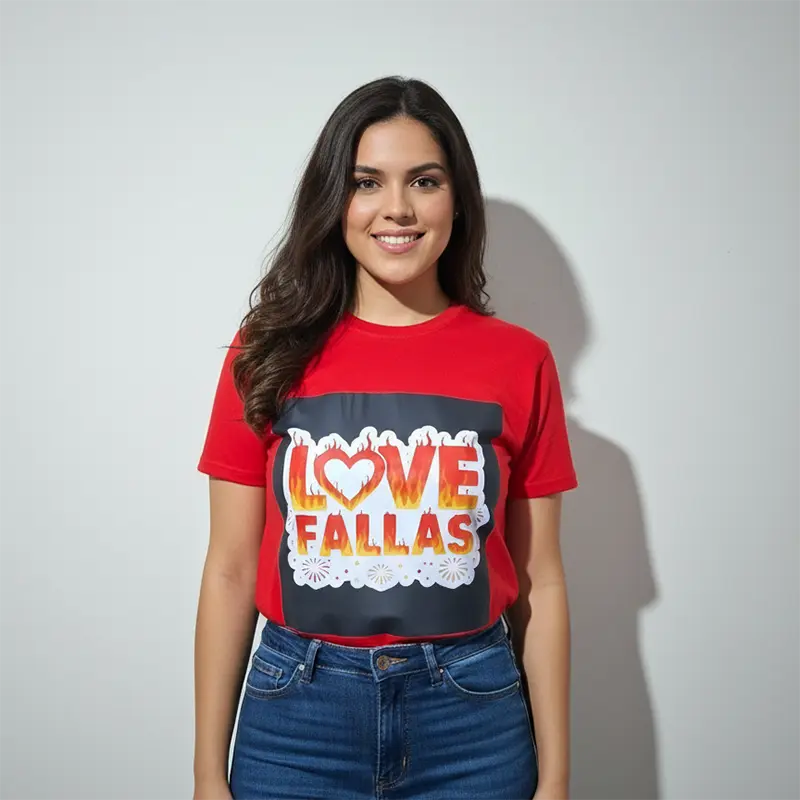 Red Love Fallas T-shirt