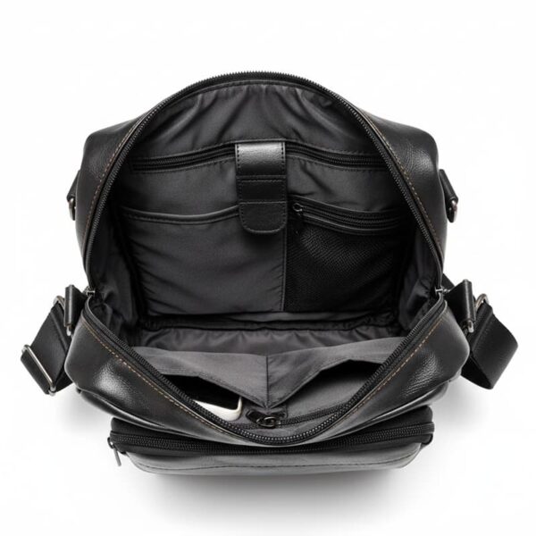 Black Crossbody Bag – Lightweight & Durable - Image 2