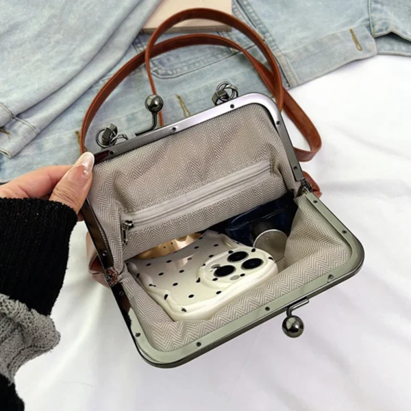 Versatile Women Handbag  - Versatile Designer Shoulder Bag PU Leather Ladys Purses Crossbody Bags - Image 2