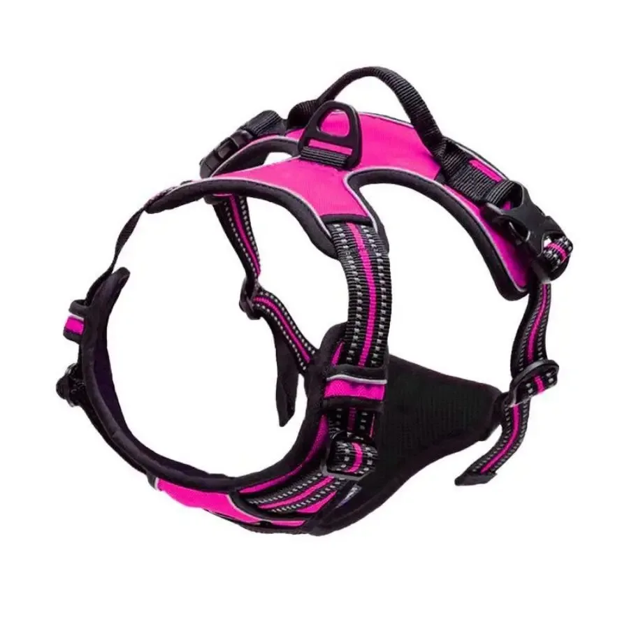 kf-S1f50830ed4d44cf1ba4b2f9e3cfc92ee9 Dog Collars Harness Big Vests Leash - Image 1