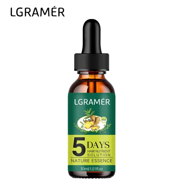 Hair Growth Essence Oil Ginger Hair Growth Oil Anti Hair Loss Prevent Baldness Treatment Fast Nourish Scalp Hair Care - Image 2