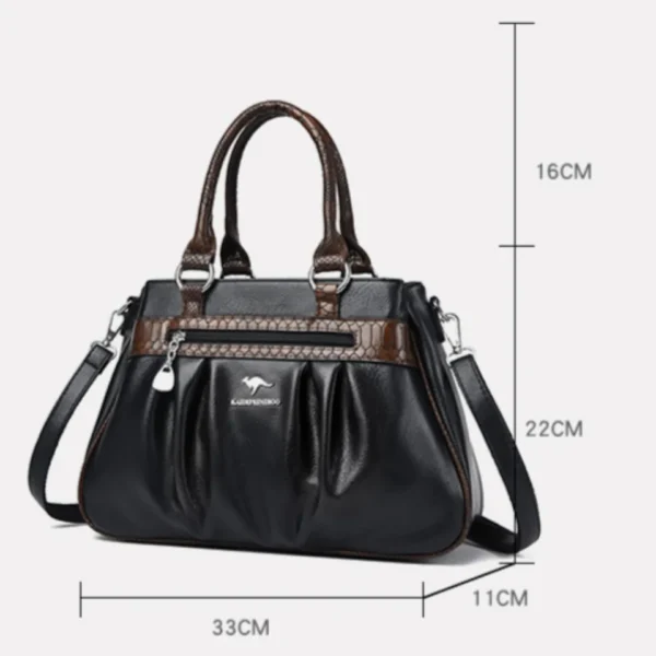 Three Layers Luxury Casual Tote Women Bag High Quality Leather Ladies Hand Bags for Women Big Shoulder Crossbody Bags Sac A Main - Image 5