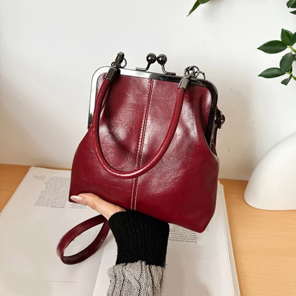 Versatile Women Handbag  - Versatile Designer Shoulder Bag PU Leather Ladys Purses Crossbody Bags - Image 4