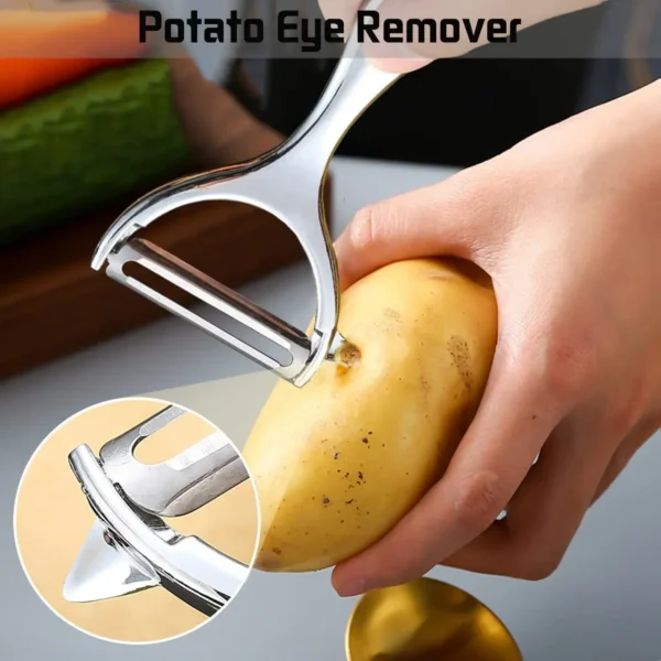 Stainless Steel Potato Peeler Vegetable Peeler Multi-function Carrot Grater Fruit Tools Kitchen Accessories cuisine pelador - Image 3