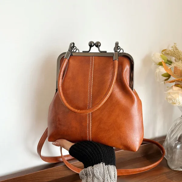 Versatile Women Handbag  - Versatile Designer Shoulder Bag PU Leather Ladys Purses Crossbody Bags - Image 3