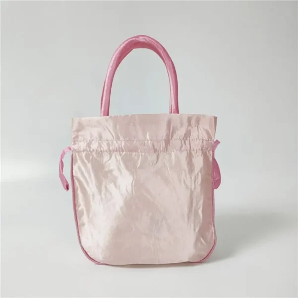 Elegant Ethnic Style Cosmetic Handbag Women Flower Handbags Embroidered Flower Small Bucket Bag National Style Purse Jewelry Bag - Image 5