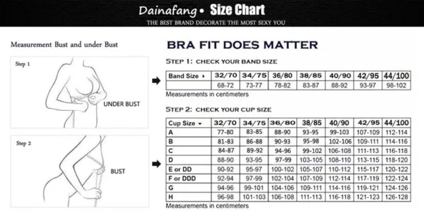 Push Up Bra Sets Padded Lace Middle Mold Cup Underwear For Women BCDE Plus Size Lingerie - Image 7