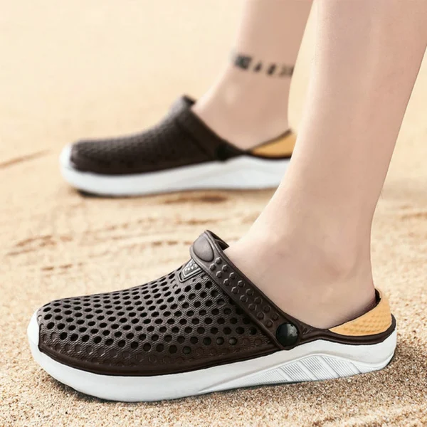 Unisex Fashion Beach Sandals Thick Sole Slipper Waterproof Anti-Slip Sandals Flip Flops for Women Men - Image 4