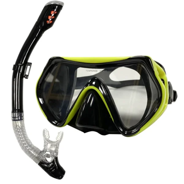 Professional High-Quality Silicone Snorkel Set - High quality silicone diving mirror - Image 2