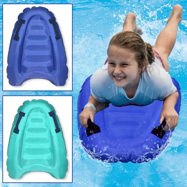 Inflatable Surfboard With Handle For Beach Surfing Swimming Floating Row - Image 2
