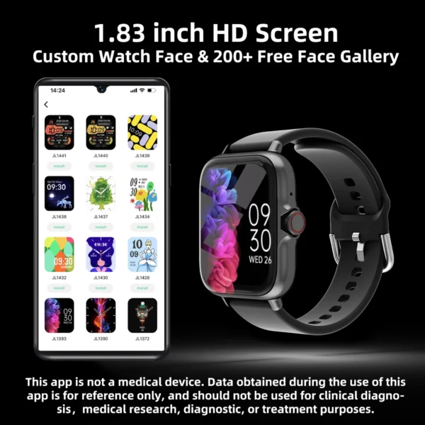 Waterproof Smart Watch with Message Answer Call Sleep Monitoring Sports Pedometer Information Alerts For iPhone Android - Image 6