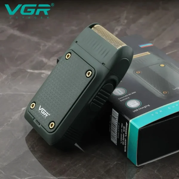 Shaver Professional Razor Electric Shaving Machine VGR V-353, Portable Beard Trimmer Rechargeable Razor Mini Shaver for Men - Image 3