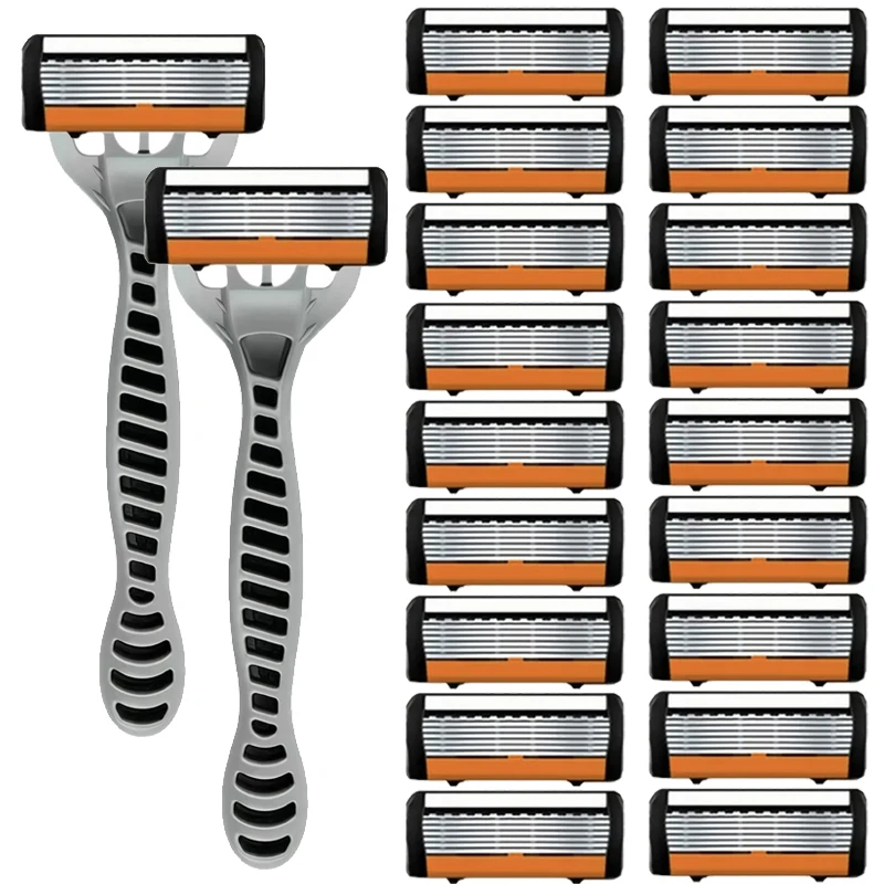 2 Holders & 18 Blades