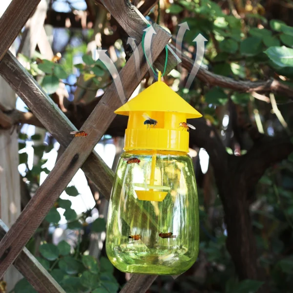 Outdoor Liquid Fruit Fly Trap Bait | Long-Lasting Non-Toxic Wasp & Insect Attractant for Garden Pest Control - Image 5
