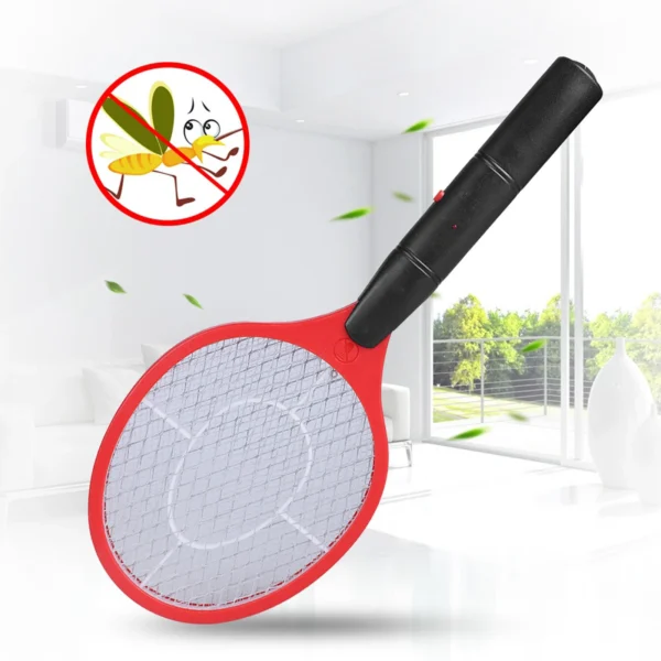 Battery-Operated Bug Zapper Racket – Cordless Electric Fly Swatter and Mosquito Killer – Portable Handheld Pest Control Mesh for Home, Kitchen, Backyard, and Camping - Image 4