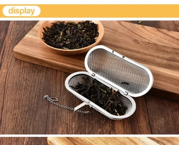 Stainless Steel Tea Infuser Reusable Spice Tea Strainer Fine Mesh Infuser Coffee Herb Spice Filter Kitchen Accessories - Image 6