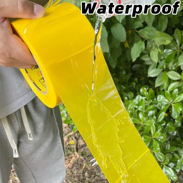 Yellow Sticky Fruit Fly Traps – Double-Sided Gnat Catcher Tape and Flying Insect Killer – Waterproof Fungus Gnat, Aphid, and Whitefly Control for Indoor Plants, Outdoor Garden, and Greenhouses - Image 3
