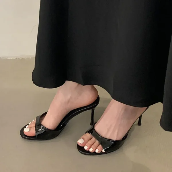 Slip On Women Stiletto Heels Shoes Luxury Fashion, Round Toe Ladies High Heels Pumps Shoes Female - Image 2