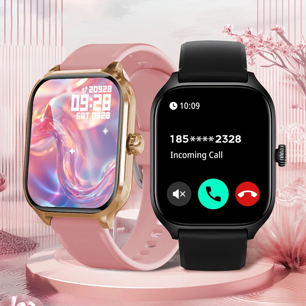 kf-S4dff902c6bba40b79ad45970b29c79d4H Men's Smart Watch Women's Gift 2.01inch, HD Full Touch Screen Sports Fitness Watch Electronics Bluetooth Talk Smartwatch - Image 1