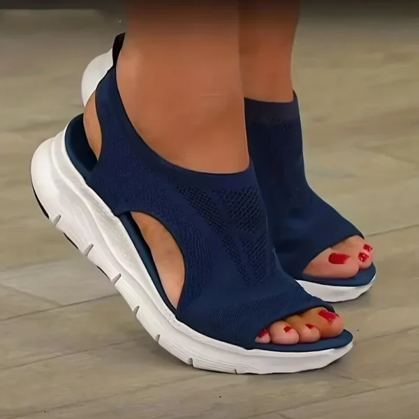 Women Summer Sandals Women's Open Toe Wedge Sandals Ladies Light Casual Shoes Sandalias Mujer - Image 4