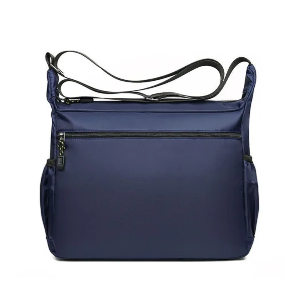 Men's Business Crossbody Bag with Multi-Layered Pockets Adjustable Shoulder Strap for Work Travel - Image 2