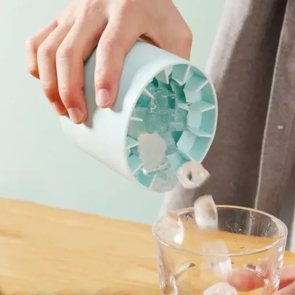 Silicone Ice Cube Mold Round Ice Bucket Summer Homemade DIY Refrigerator Freeze Ice Maker Creative Ice Cube Mold Barware Tools - Image 2