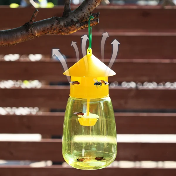 Outdoor Liquid Fruit Fly Trap Bait | Long-Lasting Non-Toxic Wasp & Insect Attractant for Garden Pest Control - Image 3