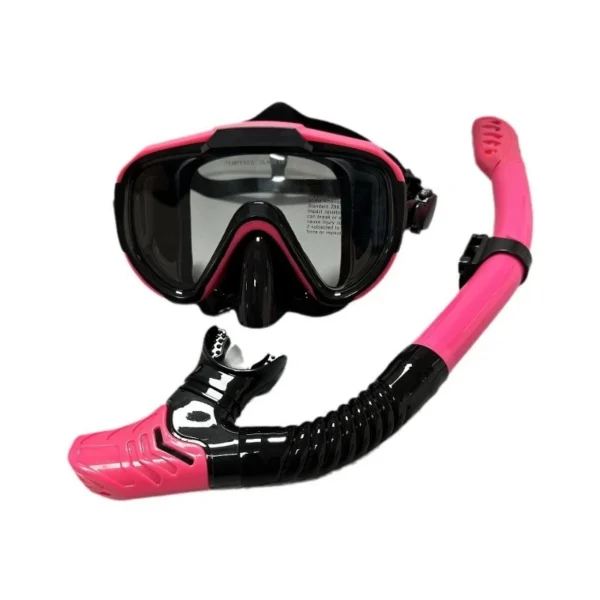 Professional swimming waterproof soft silicone glasses swimming glasses - Full dry breathing tube diving mask - Image 2