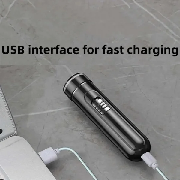Compact & Convenient Electric Razor for Men - USB Rechargeable, Wet & Dry, Easy One-Button Use - Perfect for Home, Car & Travel! - Image 3