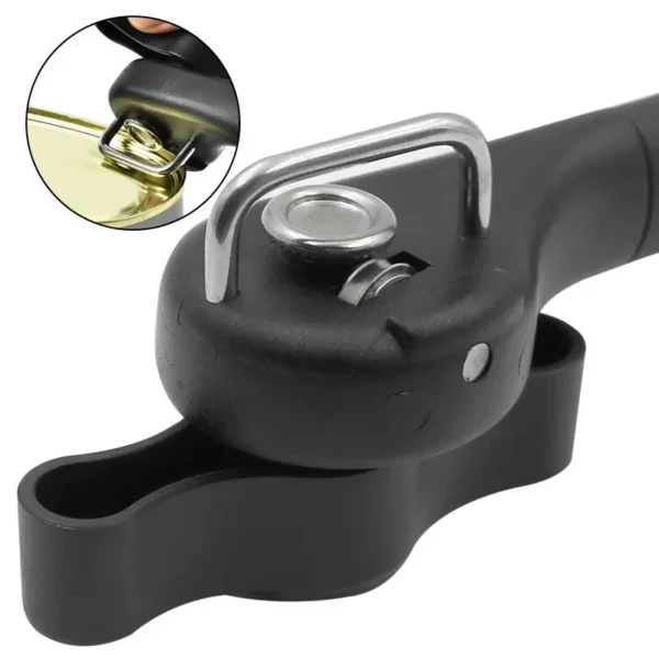 Stainless Steel Can Opener Professional Kitchen Tools Safety Handheld Manual Can Opener Side Cut Jar Opener - Image 3
