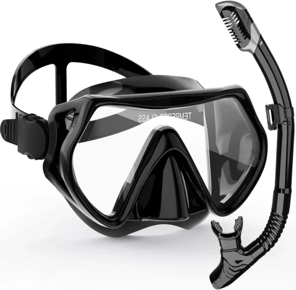 Scuba diving mask snorkeling suit adult silicone skirt anti-fog goggles swimming equipment - Image 2