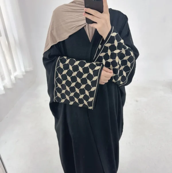 Eid Muslim Abaya for Women Modest Dresses Jalabiya Embroidery Saudi Arab Long Robe Ramadan Morocco Kaftan Dubai Abayas Vestidos - Image 5