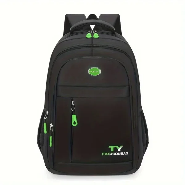 Men's Large Capacity Waterproof Backpack – Casual Everyday Rucksack with Adjustable Straps – Professional Laptop and Computer Travel Bag for Work, College, and Business - Image 3