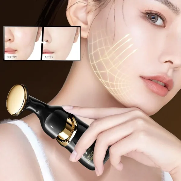 3-in-1 Facial Massager and Neck Lifting Device - Anti-Aging Skin Tightening Machine for Face, Neck & Eyes - V-Line Jaw Sculpting & Wrinkle Removal Tool - Image 4