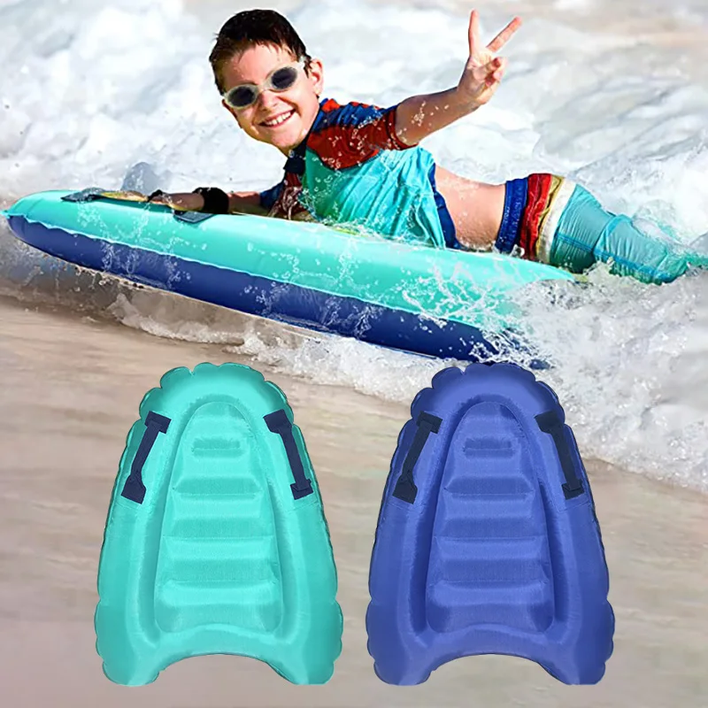 kf-S834efb8a24324ab49b0644e324305573G Inflatable Surfboard With Handle For Beach Surfing Swimming Floating Row - Image 1