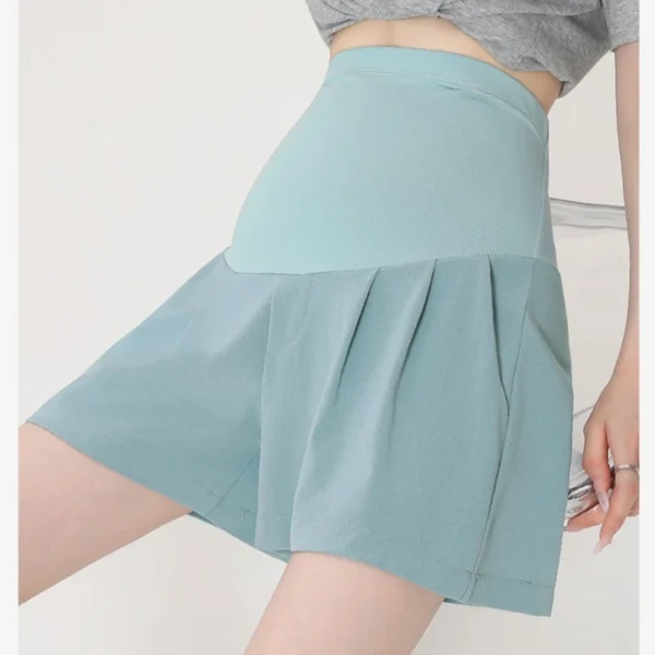 Maternity Summer Shorts Breathable Polyester Loose Fit Pregnancy Trousers Supportive Waistband For Expecting Women 15UB - Image 5