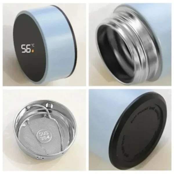 Digital Thermos Bottle Smart Cup with Temperature Display - Stainless Steel Vacuum Bottle Vacuum Flask Coffee Cup - Image 4