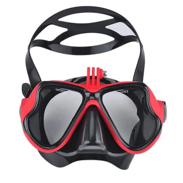 Underwater Mask Camera Diving Mask Swimming Goggles Snorkel Scuba Diving Camera Holder For GoPro - Image 2