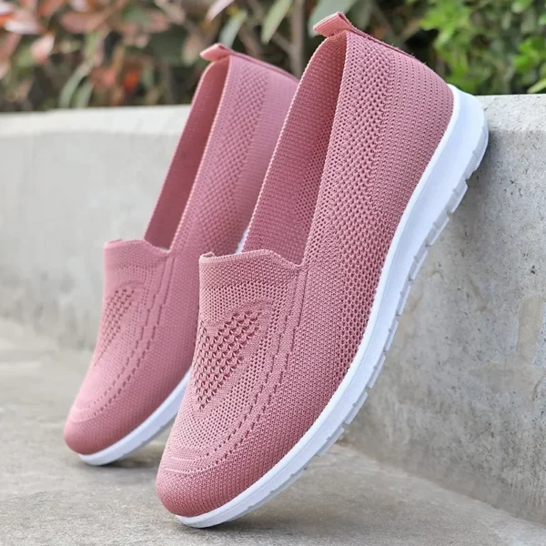 Women's Summer New Casual  Shoes, Single Ladies Shoes Soft Sole Mom's Flat Shoes 2025 Free Shippiing Shoes - Image 3