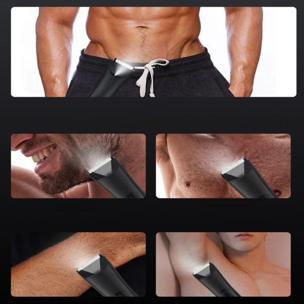 Man Body Hair Trimmer Epilator Groin Trimer For Man Beard Shaver Chest Hair Epilator Armpit Hair Shaver Arms Legs Hair Razors - Image 3