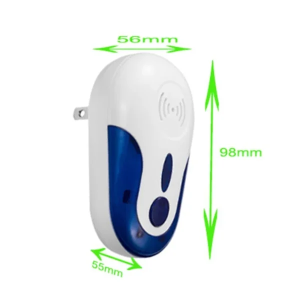Ultrasonic Indoor Pest Repeller | Silent Electronic Mosquito, Fly & Mice Deterrent for Home, Kitchen & Warehouse - Image 4