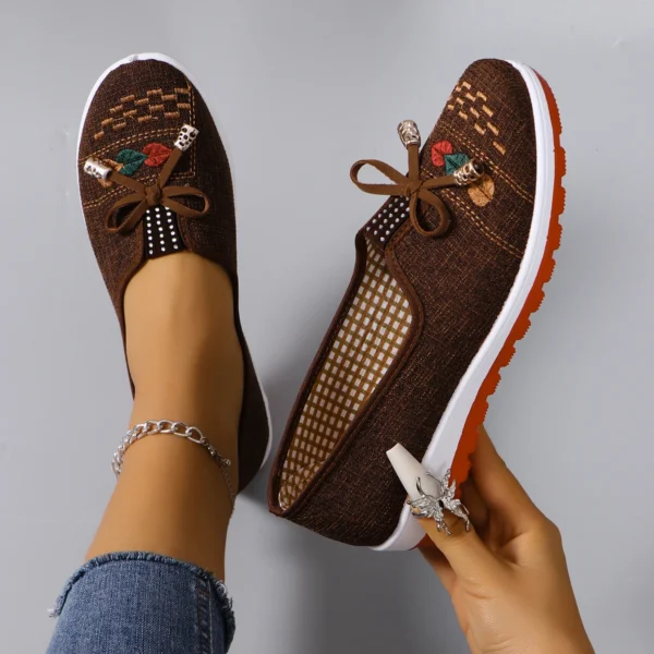 Women's summer breathable mesh flat shoes, women's shoes casual sneakers shoes - Image 5