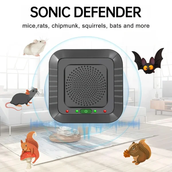 Ultrasonic Pest Repeller 4-Pack – Electronic Plug-in Insect & Rodent Repellent for Mosquitoes, Mice, Rats, Roaches, and Ants – Eco-Friendly Indoor Pest Control for Home and Office (Up to 30 sq meters) - Image 5