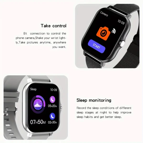 New Smart Watch for Men Women Gift Full Touch Screen Sports Fitness Watch Bluetooth Call Digital Smartwatch - Image 5