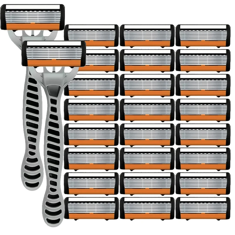 2 Holder & 24 Blades