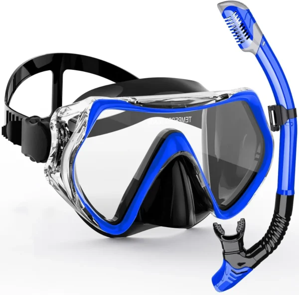 Scuba diving mask snorkeling suit adult silicone skirt anti-fog goggles swimming equipment - Image 3
