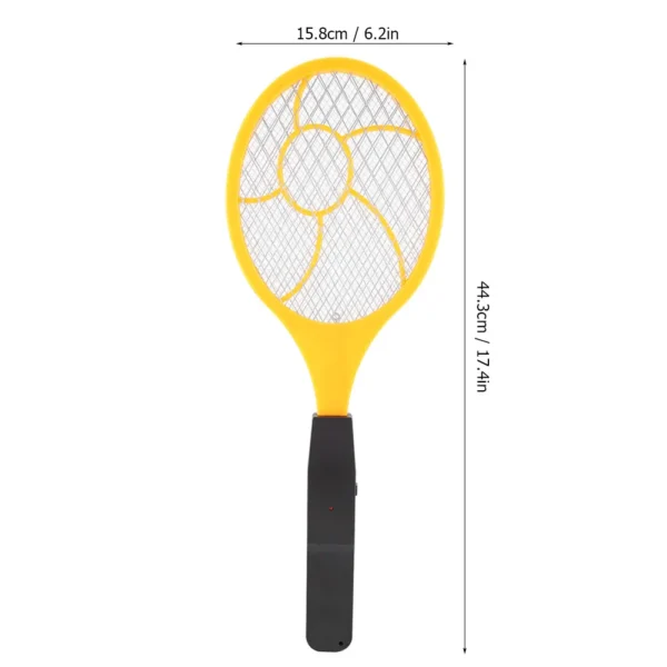3-Layer Safety Mesh Electric Fly Swatter – Battery-Powered Handheld Mosquito Zapper Racket – Cordless Bug and Flying Insect Killer for Indoor and Outdoor Use - Image 2