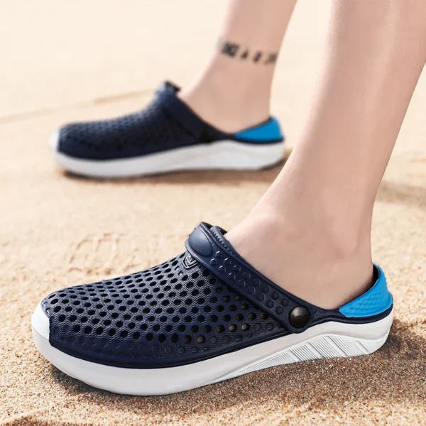 Unisex Fashion Beach Sandals Thick Sole Slipper Waterproof Anti-Slip Sandals Flip Flops for Women Men - Image 6