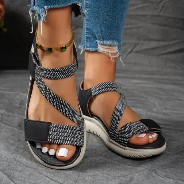 Women New Fashion Elegant Sandals,  Summer Outdoor Sports Beach Wedge Height Increase, Womens Comfortable Opened Toe Shoes - Image 5