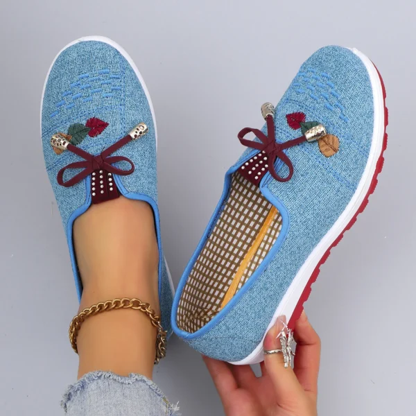 Women's summer breathable mesh flat shoes, women's shoes casual sneakers shoes - Image 4